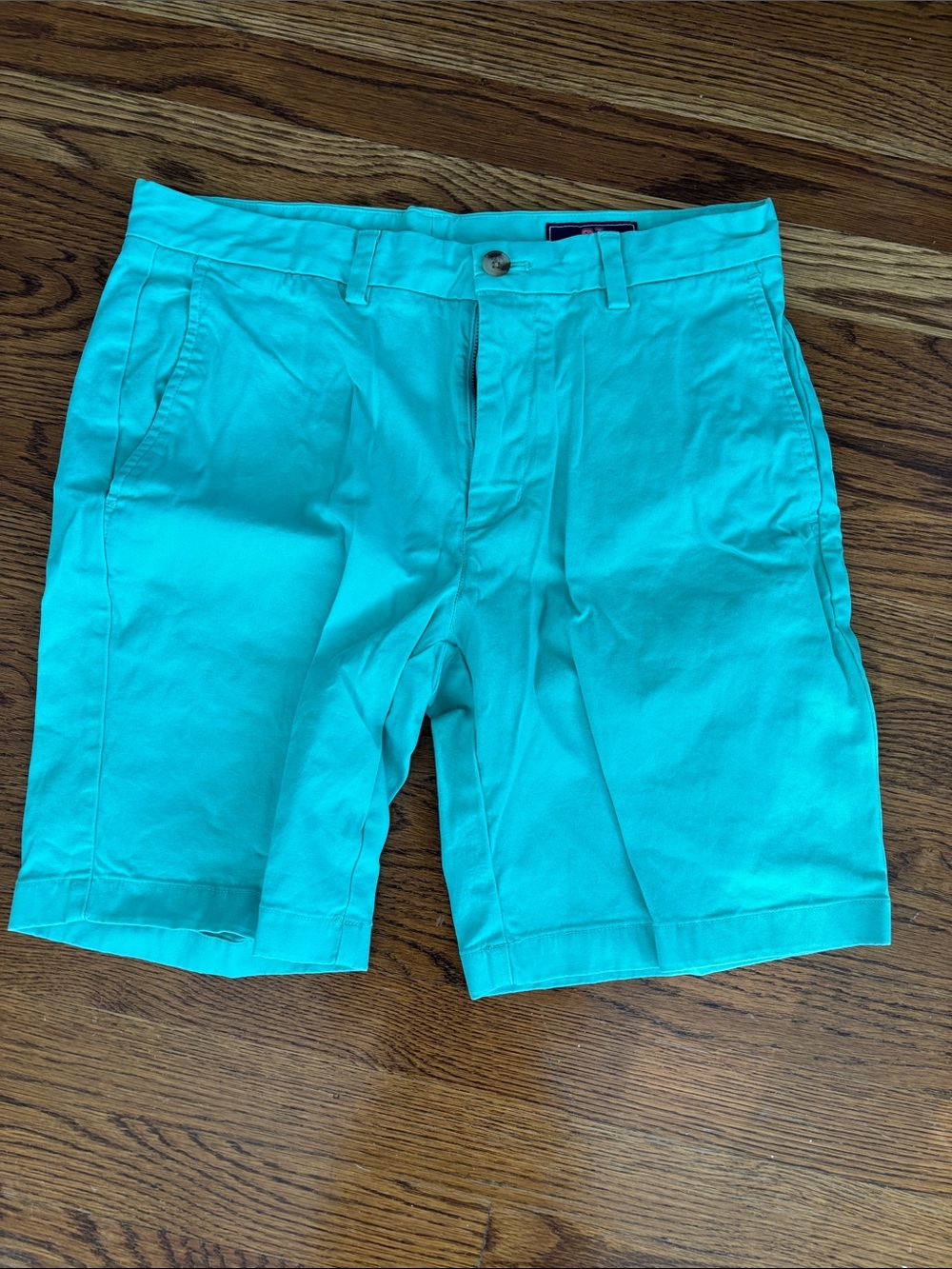 Vineyard Vines Bright Green Flat Front Shorts